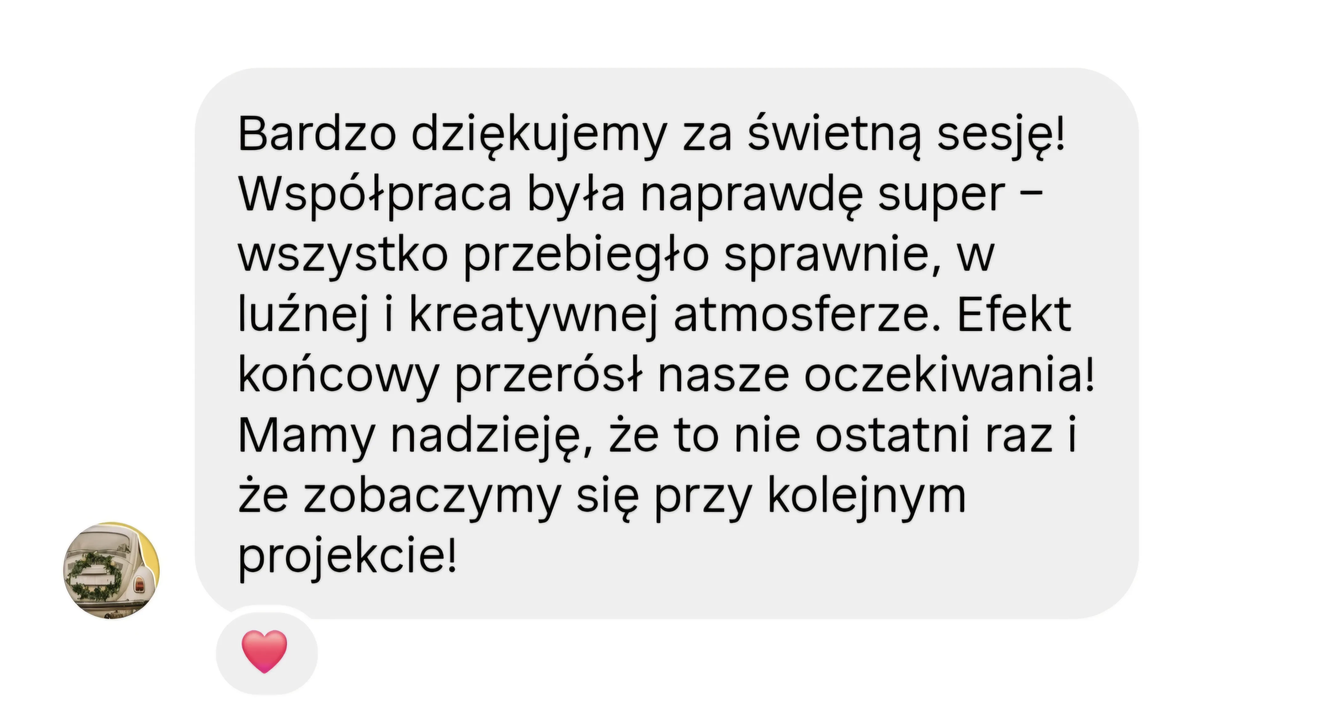 Pozytywna opinia klientki o Granda Event Planner – recenzja 3